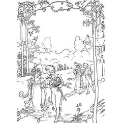 Dessin à colorier: Moyen Âge (Personnages fantastiques et d'aventure) #201394 - Coloriages à Imprimer Gratuits