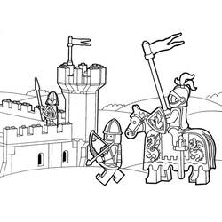Dessin à colorier: Moyen Âge (Personnages fantastiques et d'aventure) #201406 - Coloriages à Imprimer Gratuits