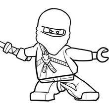 Dessin à colorier: Ninja (Personnages fantastiques et d'aventure) #147913 - Coloriages à Imprimer Gratuits
