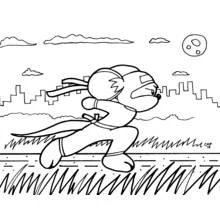 Dessin à colorier: Ninja (Personnages fantastiques et d'aventure) #147942 - Coloriages à Imprimer Gratuits