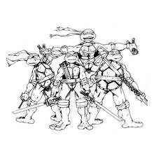 Dessin à colorier: Ninja (Personnages fantastiques et d'aventure) #148165 - Coloriages à Imprimer Gratuits