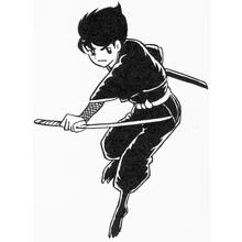 Dessin à colorier: Ninja (Personnages fantastiques et d'aventure) #148184 - Coloriages à Imprimer Gratuits