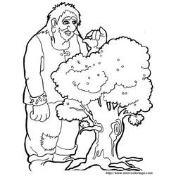 Dessin à colorier: Ogre (Personnages fantastiques et d'aventure) #102815 - Coloriages à Imprimer Gratuits
