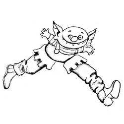Dessin à colorier: Ogre (Personnages fantastiques et d'aventure) #102822 - Coloriages à Imprimer Gratuits