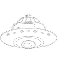 Dessin à colorier: OVNI (Personnages fantastiques et d'aventure) #103321 - Coloriages à Imprimer Gratuits