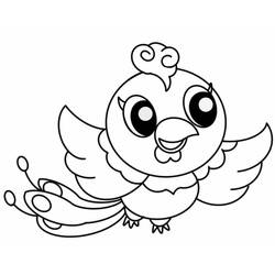Dessin à colorier: Phoenix (Personnages fantastiques et d'aventure) #192273 - Coloriages à Imprimer Gratuits