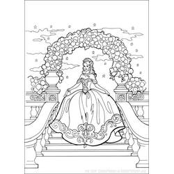 Dessin à colorier: Princesse (Personnages fantastiques et d'aventure) #85199 - Coloriages à Imprimer Gratuits