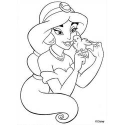 Dessin à colorier: Princesse (Personnages fantastiques et d'aventure) #85254 - Coloriages à Imprimer Gratuits