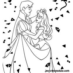 Dessin à colorier: Princesse (Personnages fantastiques et d'aventure) #85287 - Coloriages à Imprimer Gratuits