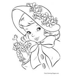 Dessin à colorier: Princesse (Personnages fantastiques et d'aventure) #85359 - Coloriages à Imprimer Gratuits