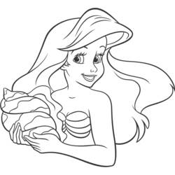 Dessin à colorier: Princesse (Personnages fantastiques et d'aventure) #85399 - Coloriages à Imprimer Gratuits
