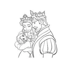 Dessin à colorier: Reine (Personnages fantastiques et d'aventure) #106220 - Coloriages à Imprimer Gratuits