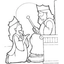 Dessin à colorier: Reine (Personnages fantastiques et d'aventure) #106255 - Coloriages à Imprimer Gratuits