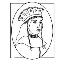 Dessin à colorier: Reine (Personnages fantastiques et d'aventure) #106283 - Coloriages à Imprimer Gratuits