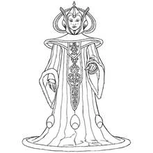 Dessin à colorier: Reine (Personnages fantastiques et d'aventure) #106333 - Coloriages à Imprimer Gratuits