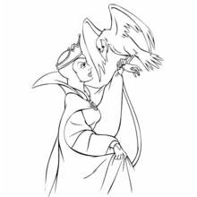 Dessin à colorier: Reine (Personnages fantastiques et d'aventure) #106374 - Coloriages à Imprimer Gratuits