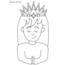 Dessin à colorier: Reine (Personnages fantastiques et d'aventure) #106397 - Coloriages à Imprimer Gratuits