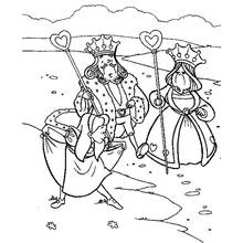 Dessin à colorier: Reine (Personnages fantastiques et d'aventure) #106501 - Coloriages à Imprimer Gratuits