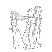 Dessin à colorier: Reine (Personnages fantastiques et d'aventure) #106520 - Coloriages à Imprimer Gratuits