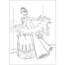 Dessin à colorier: Reine (Personnages fantastiques et d'aventure) #106529 - Coloriages à Imprimer Gratuits