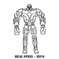 Dessin à colorier: Robot (Personnages fantastiques et d'aventure) #106599 - Coloriages à Imprimer Gratuits