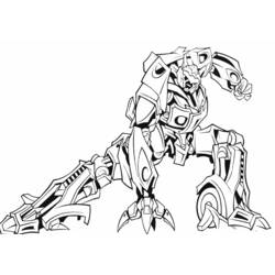 Dessin à colorier: Robot (Personnages fantastiques et d'aventure) #106748 - Coloriages à Imprimer Gratuits