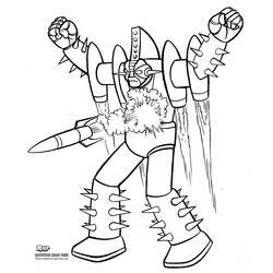 Dessin à colorier: Robot (Personnages fantastiques et d'aventure) #106797 - Coloriages à Imprimer Gratuits