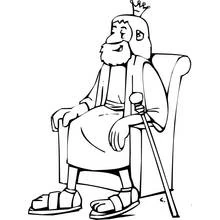 Dessin à colorier: Roi (Personnages fantastiques et d'aventure) #106927 - Coloriages à Imprimer Gratuits
