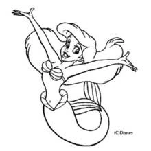 Dessin à colorier: Sirène (Personnages fantastiques et d'aventure) #147180 - Coloriages à Imprimer Gratuits