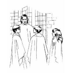 Dessin à colorier: Sorcier (Personnages fantastiques et d'aventure) #107933 - Coloriages à Imprimer Gratuits