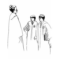 Dessin à colorier: Sorcier (Personnages fantastiques et d'aventure) #108004 - Coloriages à Imprimer Gratuits
