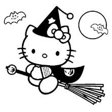Dessin à colorier: Sorcière (Personnages fantastiques et d'aventure) #108234 - Coloriages à Imprimer Gratuits