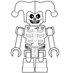 Dessin à colorier: Squelette (Personnages fantastiques et d'aventure) #147451 - Coloriages à Imprimer Gratuits