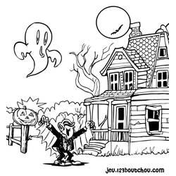 Dessin à colorier: Vampire (Personnages fantastiques et d'aventure) #85891 - Coloriages à Imprimer Gratuits