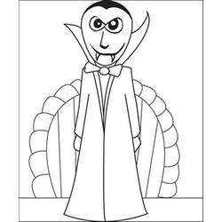 Dessin à colorier: Vampire (Personnages fantastiques et d'aventure) #85994 - Coloriages à Imprimer Gratuits