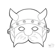 Dessin à colorier: Viking (Personnages fantastiques et d'aventure) #149351 - Coloriages à Imprimer Gratuits