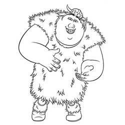 Dessin à colorier: Viking (Personnages fantastiques et d'aventure) #149363 - Coloriages à Imprimer Gratuits