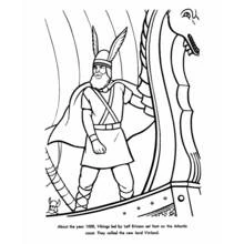 Dessin à colorier: Viking (Personnages fantastiques et d'aventure) #149400 - Coloriages à Imprimer Gratuits