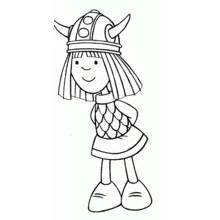 Dessin à colorier: Viking (Personnages fantastiques et d'aventure) #149496 - Coloriages à Imprimer Gratuits