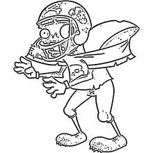 Dessin à colorier: Zombie (Personnages fantastiques et d'aventure) #85567 - Coloriages à Imprimer Gratuits