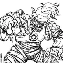 Dessin à colorier: Zombie (Personnages fantastiques et d'aventure) #85594 - Coloriages à Imprimer Gratuits