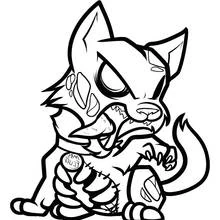 Dessin à colorier: Zombie (Personnages fantastiques et d'aventure) #85638 - Coloriages à Imprimer Gratuits