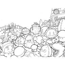 Dessin à colorier: Zombie (Personnages fantastiques et d'aventure) #85660 - Coloriages à Imprimer Gratuits