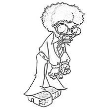 Dessin à colorier: Zombie (Personnages fantastiques et d'aventure) #85691 - Coloriages à Imprimer Gratuits