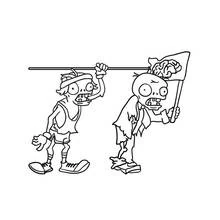 Dessin à colorier: Zombie (Personnages fantastiques et d'aventure) #85751 - Coloriages à Imprimer Gratuits