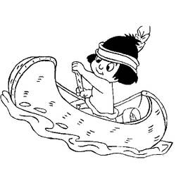 Coloriage Amérindien (Personnages) #181254 à imprimer et colorier