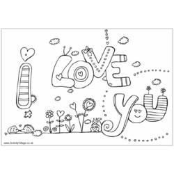 Dessin à colorier: Amoureux (Personnages) #88500 - Coloriages à Imprimer Gratuits