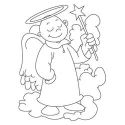 Coloriage Ange (Personnages) #203807 à imprimer et colorier