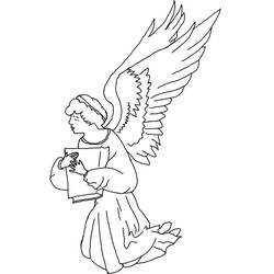 Coloriage Ange (Personnages) #203824 à imprimer et colorier