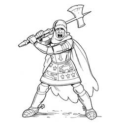 Coloriage Chevalier (Personnages) #183378 à imprimer et colorier